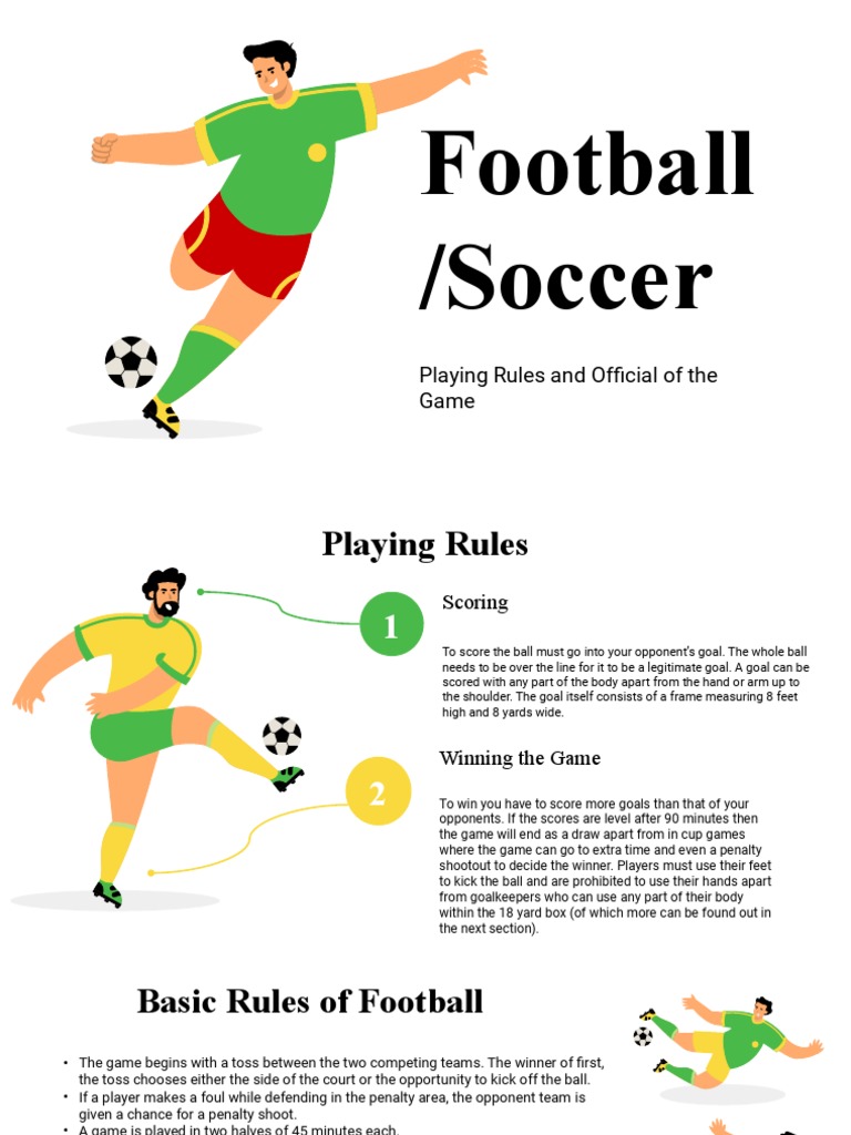 Basic Football Rules Explained | PDF | Association Football | Sports