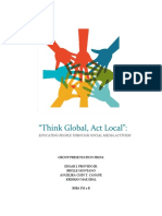 "Think Global, Act Local":: Educating People Through Social Media Activism