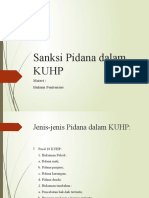 Sanksi Pidana DLM KUHP 2021