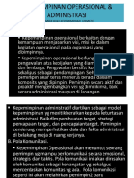 Kepemimpinan Operasional & Administrasi