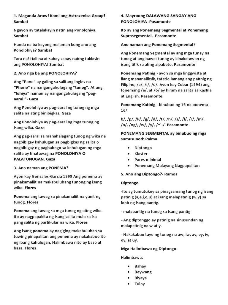 Script Fil | PDF