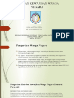 Hak Dan Kewajiban Warga Negara