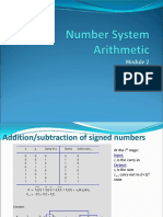 Module 2 -Number System Arithmetic
