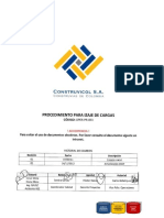 Oper PR 053 Procedimiento para Izaje de Cargas