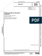 DIN 50125 Металлы. Испытания на растяжение