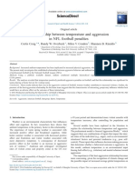 A Relationship Between Temperature and Aggressio 2016 Journal of Sport and H