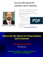 Where Do We Stand On Periprosthetic Joint Infection