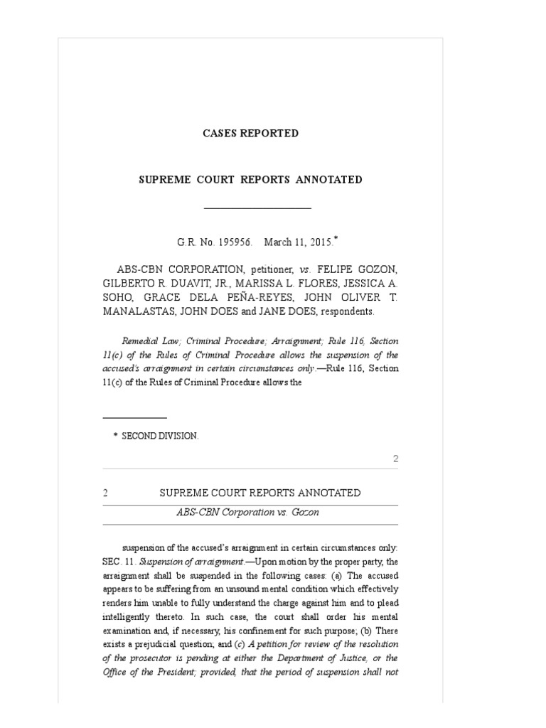 Cases Reported: 2 Supreme Court Reports Annotated | PDF | Criminal Law ...