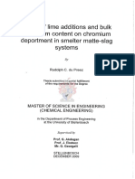 Effect of Chromium On Smelting