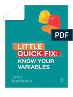 Know Your Variables: Little Quick Fix - John MacInnes