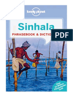 Lonely Planet Sinhala (Sri Lanka) Phrasebook & Dictionary - Language Teaching & Learning Material & Coursework