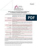 Prospecto Inversiones Mida Oferta Pública Papeles Comerciales Emisión 2021