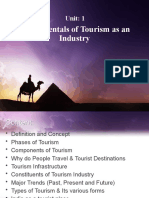Fundamentals of Tourism As An Industry: Unit: 1
