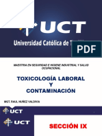 F Toxicología Laboral y Contaminación UCT Clase de La Segunda Unidad 23 y 24-10-2021