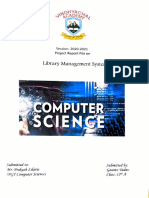 Library Management System Project Report