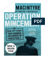 Operation Mincemeat: The True Spy Story That Changed The Course of World War II - Ben Macintyre