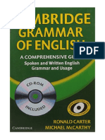 Cambridge Grammar of English Paperback With CD-ROM: A Comprehensive Guide - Ronald Carter