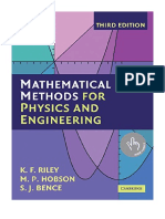 Mathematical Methods For Physics and Engineering: A Comprehensive Guide - K. F. Riley