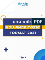 Chủ Điểm Ngữ Pháp Toeic Format 2021 Tập 4