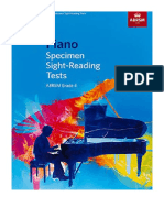 Piano Specimen Sight-Reading Tests, Grade 4 - Keyboard Instruments