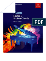 Piano Scales & Broken Chords, Grade 1 - Songbooks