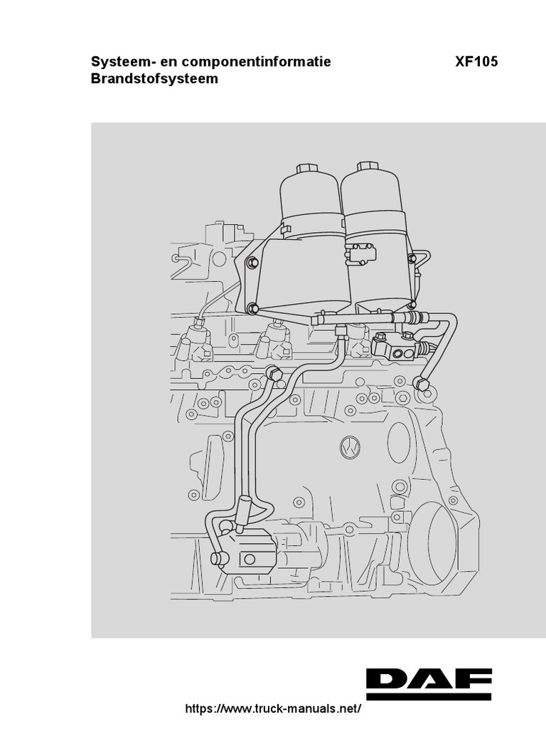 Fuel System of DAF XF105 | PDF