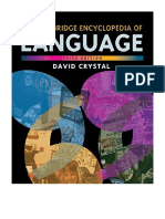 The Cambridge Encyclopedia of Language - David Crystal