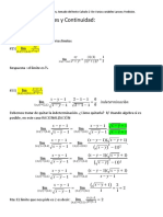 Calculo de Limites y Derivadas Parciales