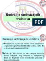 Projektovanje Ruta Saobraćajnih Sredstava