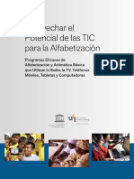 Unesco (2014) Aprovechar El Potencial de Las Tis para La Alfabetización.