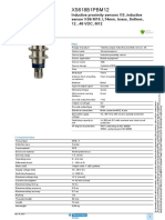 Proximity Sensor - Telemecanique Inductive Proximity Sensors XS XS618B1PBM12 Document