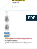 Solution KBA01400126-Using Reset Tool: Subject