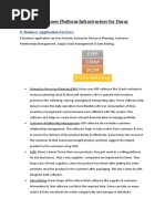 E-Business Platform/Infrastructure For Daraz: ERP CRM SCM Data Mining