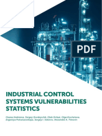 Industrial Control Systems Vulnerabilities Statistics