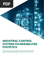 Industrial Control Systems Vulnerabilities Statistics