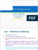 General Principles of Law - NALSAR