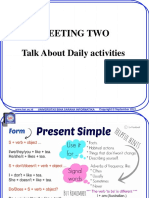 Meeting Two: Talk About Daily Activities
