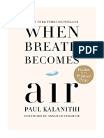 When Breath Becomes Air - Paul Kalanithi