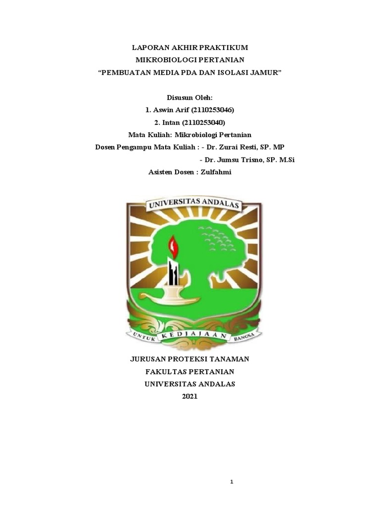 Laporan Akhir Praktikum | PDF