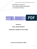 Cours Grands Systemes Juridiques Compare