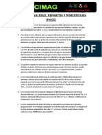 PAGS-Proporcionalidad, repartos y porcentajes