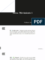 Tarea - Movimiento Física 1