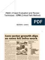 PERT (Project Evaluation and Review: Technique) - CPM (Critical Path Method)