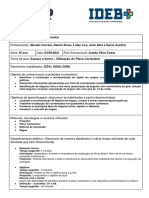 Planejamento Ideb - 9 Ano - Matemática - Sábado 1 - 4 de Setembro