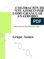 Decoloración de Tinte Azoico Por Lodo Granular