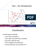 Classification - An Introduction: Slide 1