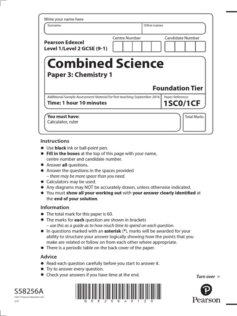 CHEMISTRY 2023 PAPER 1 FOUNDATION visual data 5