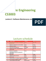 Lecture - Week - 2 - Software Maintenance and Evolution