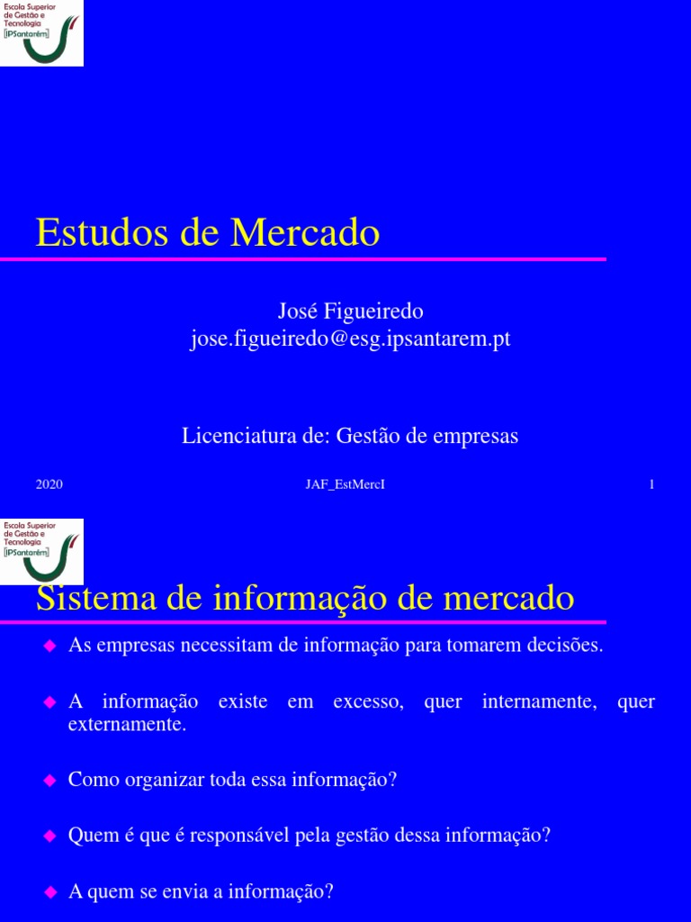 Tipos e Métodos de Estudos de Mercado | PDF | Amostragem (Estatística ...