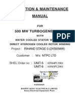 Generator Manual Rihand 500 MW